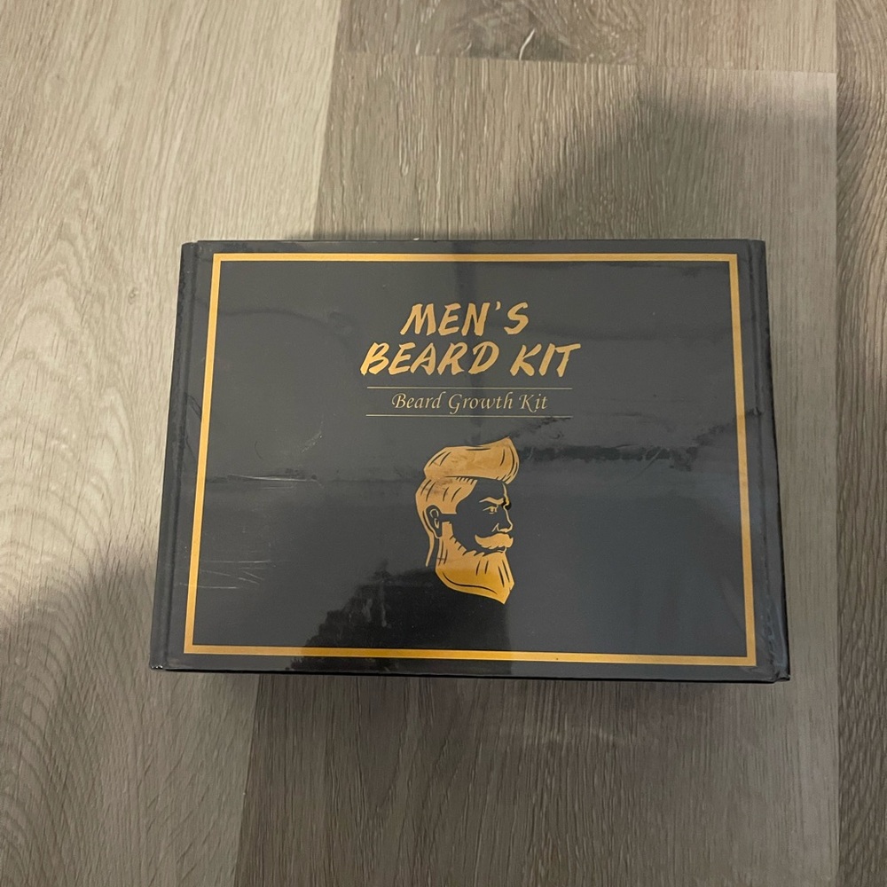 Men's Beard Kit - Black and Gold